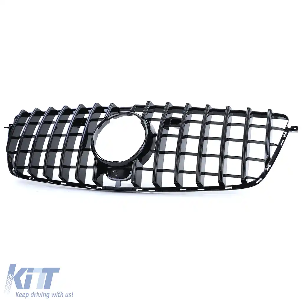 Grilaj sport negru lucios potrivit pentru Mercedes GL X166 pre-facelift 2012-2015-image-6198172