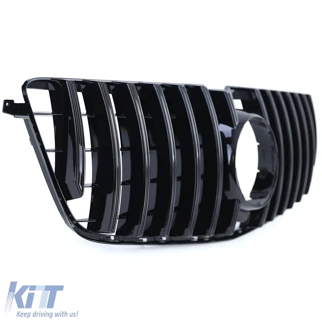 Grilaj sport negru lucios potrivit pentru Mercedes GL X166 pre-facelift 2012-2015-image-6198173