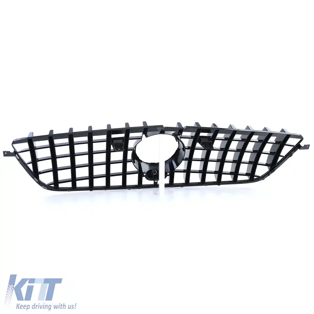 Grilaj sport negru lucios potrivit pentru Mercedes GL X166 pre-facelift 2012-2015-image-6198175
