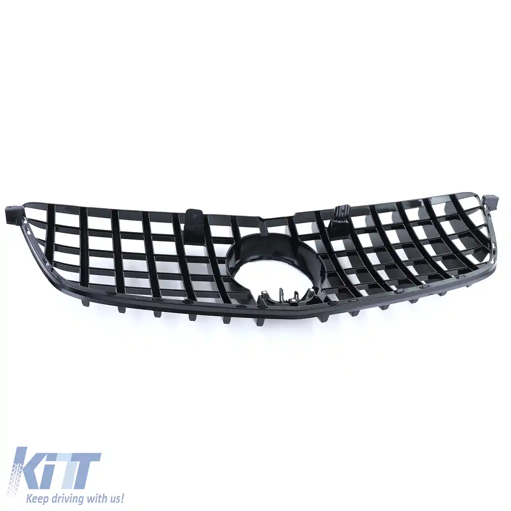 Grilaj sport negru lucios potrivit pentru Mercedes GL X166 pre-facelift 2012-2015-image-6198176