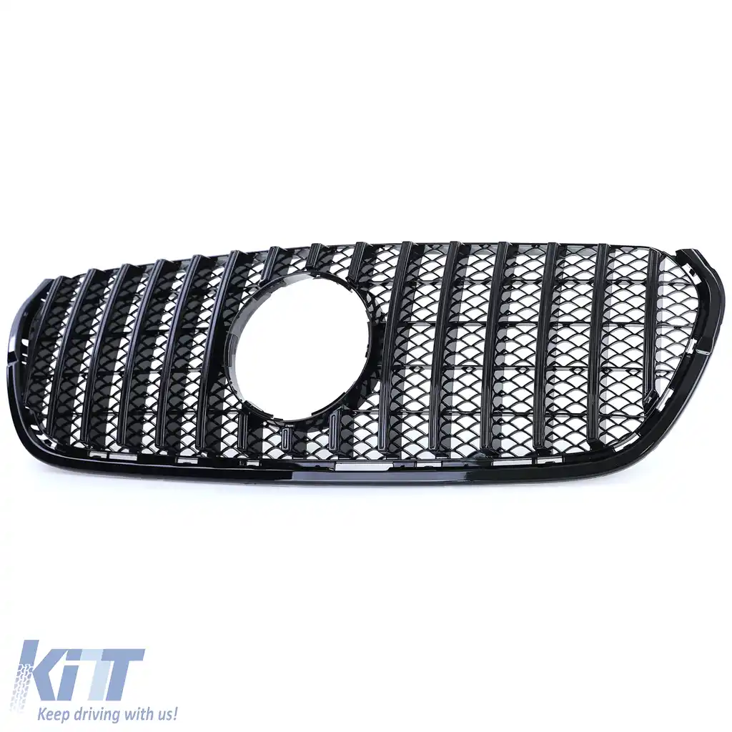 Grilaj Sport Negru Lucios potrivit pentru Mercedes X Class W470 17-20-image-6203092
