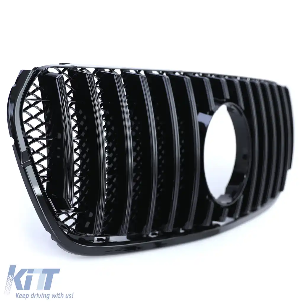 Grilaj Sport Negru Lucios potrivit pentru Mercedes X Class W470 17-20-image-6203093