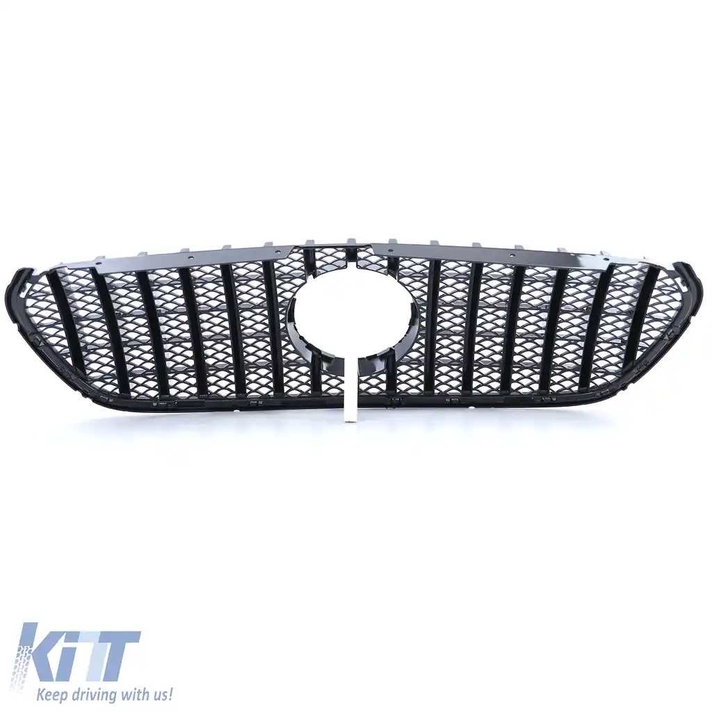Grilaj Sport Negru Lucios potrivit pentru Mercedes X Class W470 17-20-image-6203095