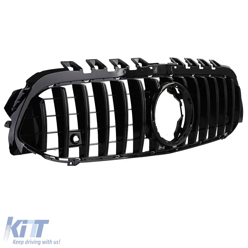 Grilaj sport negru lucios potrivit pentru Mercedes A Class W177 V177 18-24-image-6203263