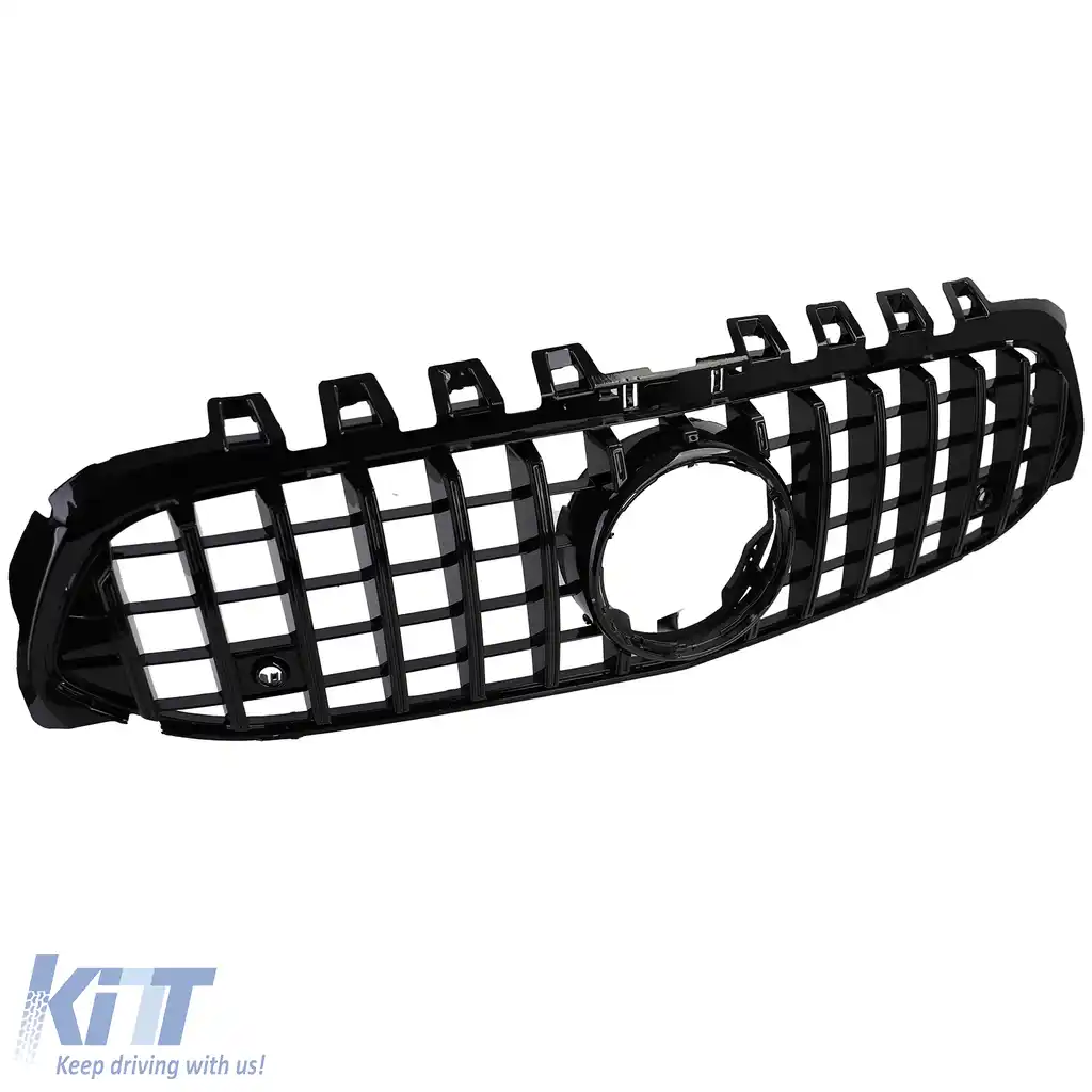 Grilaj sport negru lucios potrivit pentru Mercedes A Class W177 V177 18-24-image-6203265