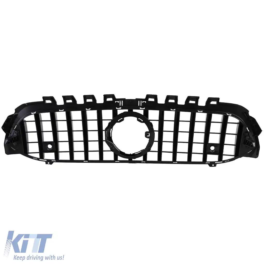 Grilaj sport negru lucios potrivit pentru Mercedes A Class W177 V177 18-24-image-6203267