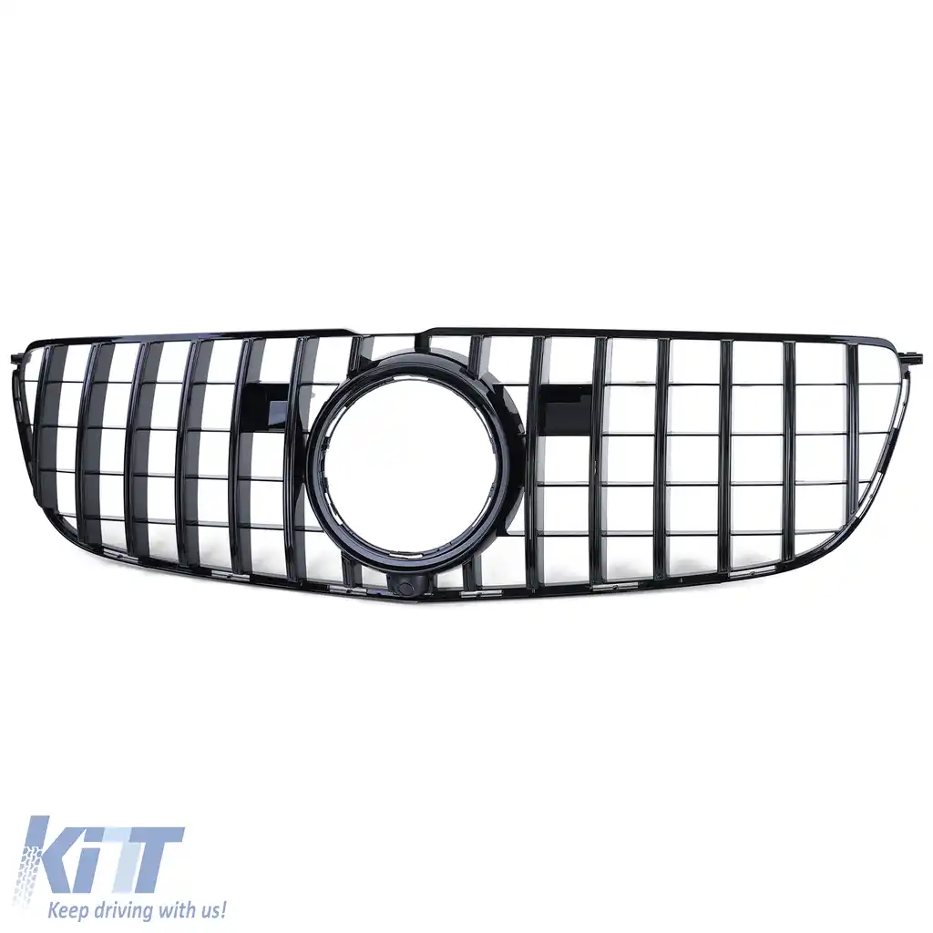 Grilaj sport negru lucios potrivit pentru Mercedes GLS X166 2015-2019-image-6209727