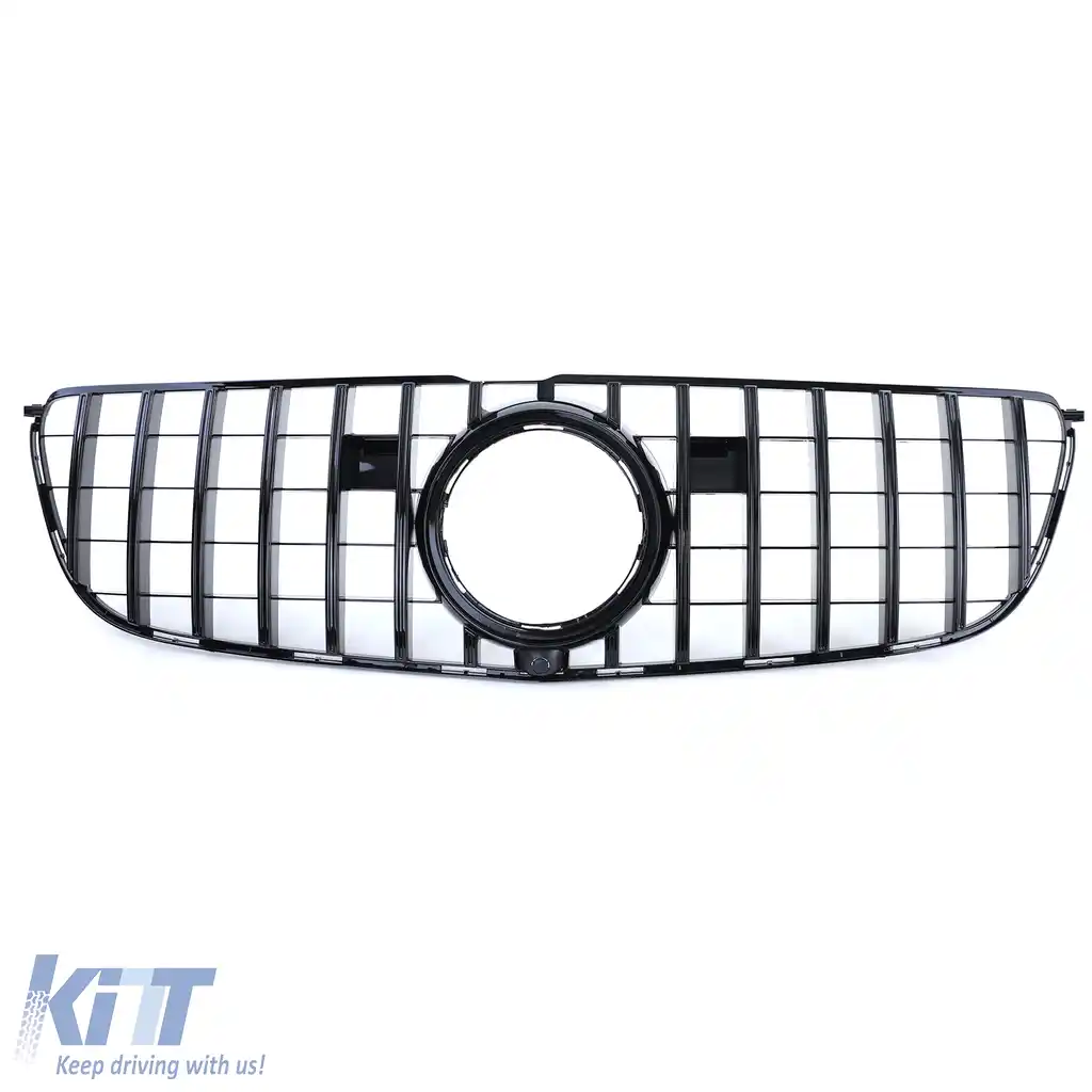 Grilaj sport negru lucios potrivit pentru Mercedes GLS X166 2015-2019-image-6209729