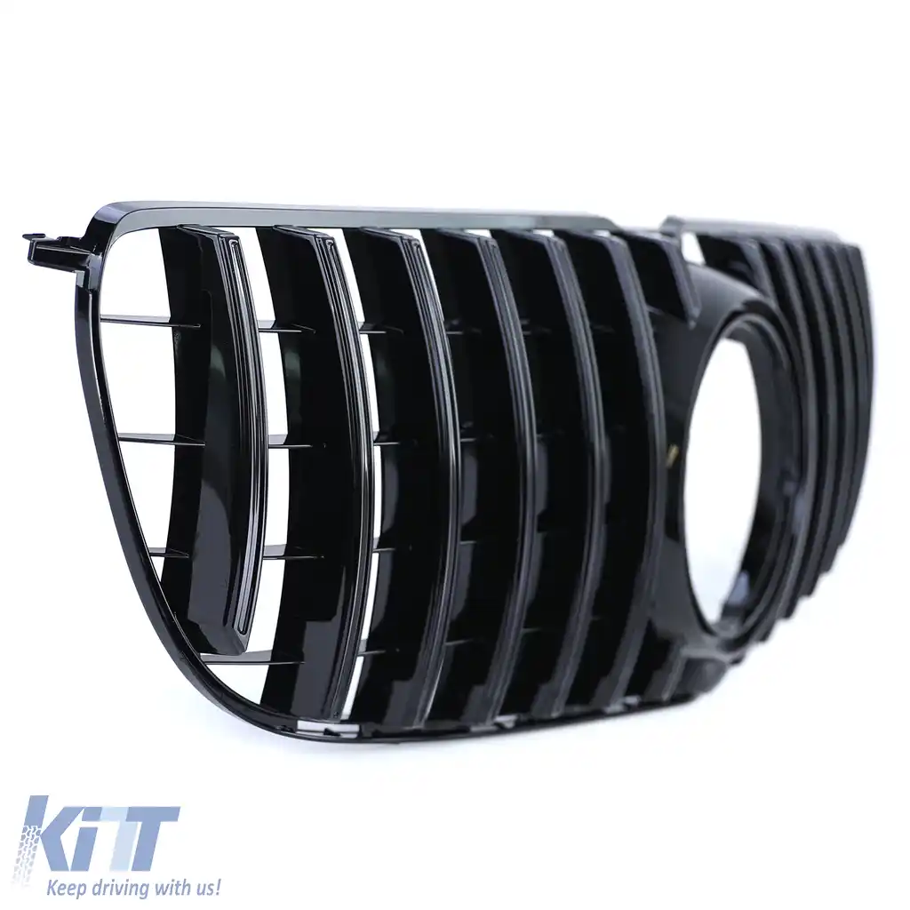 Grilaj sport negru lucios potrivit pentru Mercedes GLS X166 2015-2019-image-6209730