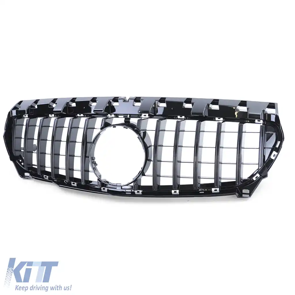 Grilaj Sport Negru Lucios potrivit pentru Mercedes CLA C117 Pre-Facelift 2013-2016-image-6257542