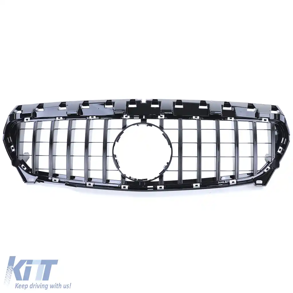 Grilaj Sport Negru Lucios potrivit pentru Mercedes CLA C117 Pre-Facelift 2013-2016-image-6257545