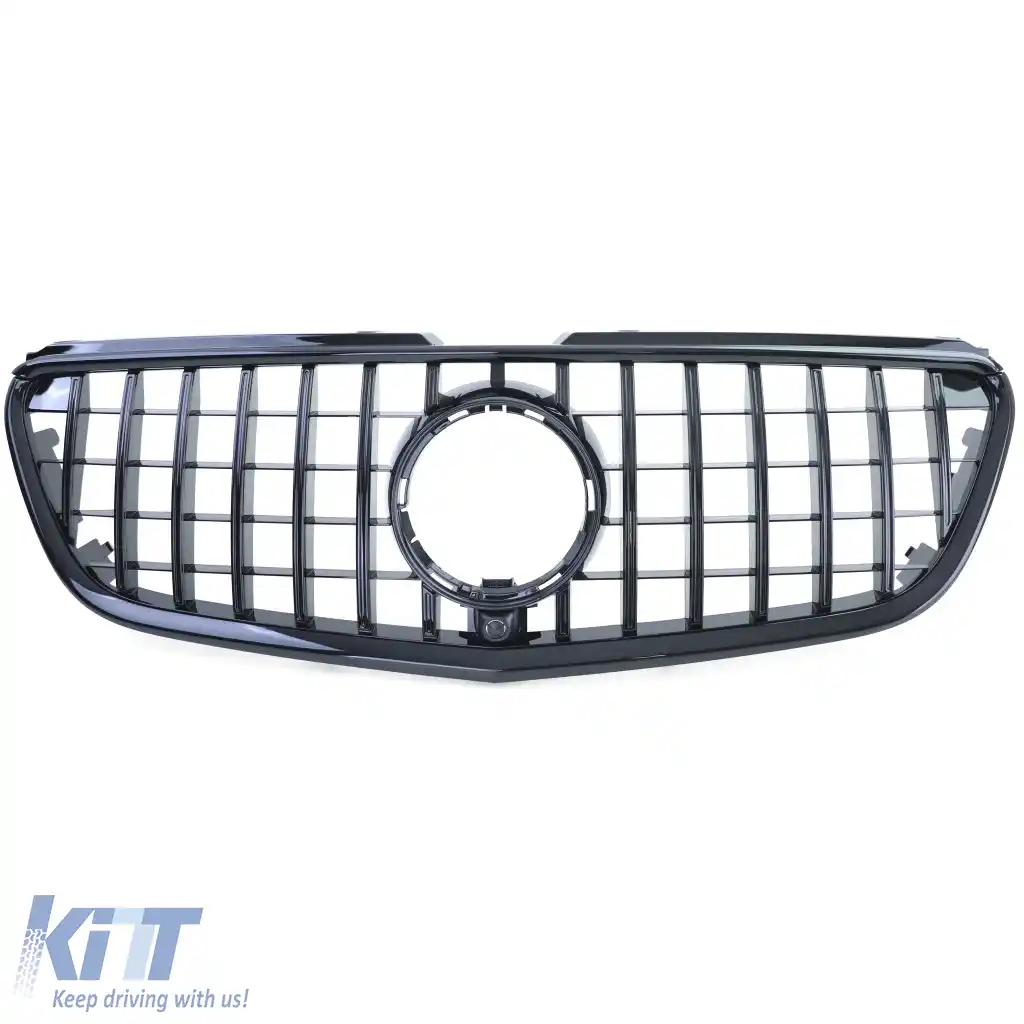Grilaj Sport Negru Lucios potrivit pentru Mercedes Vito W447 Pre-Facelift 2014-2019-image-6326152