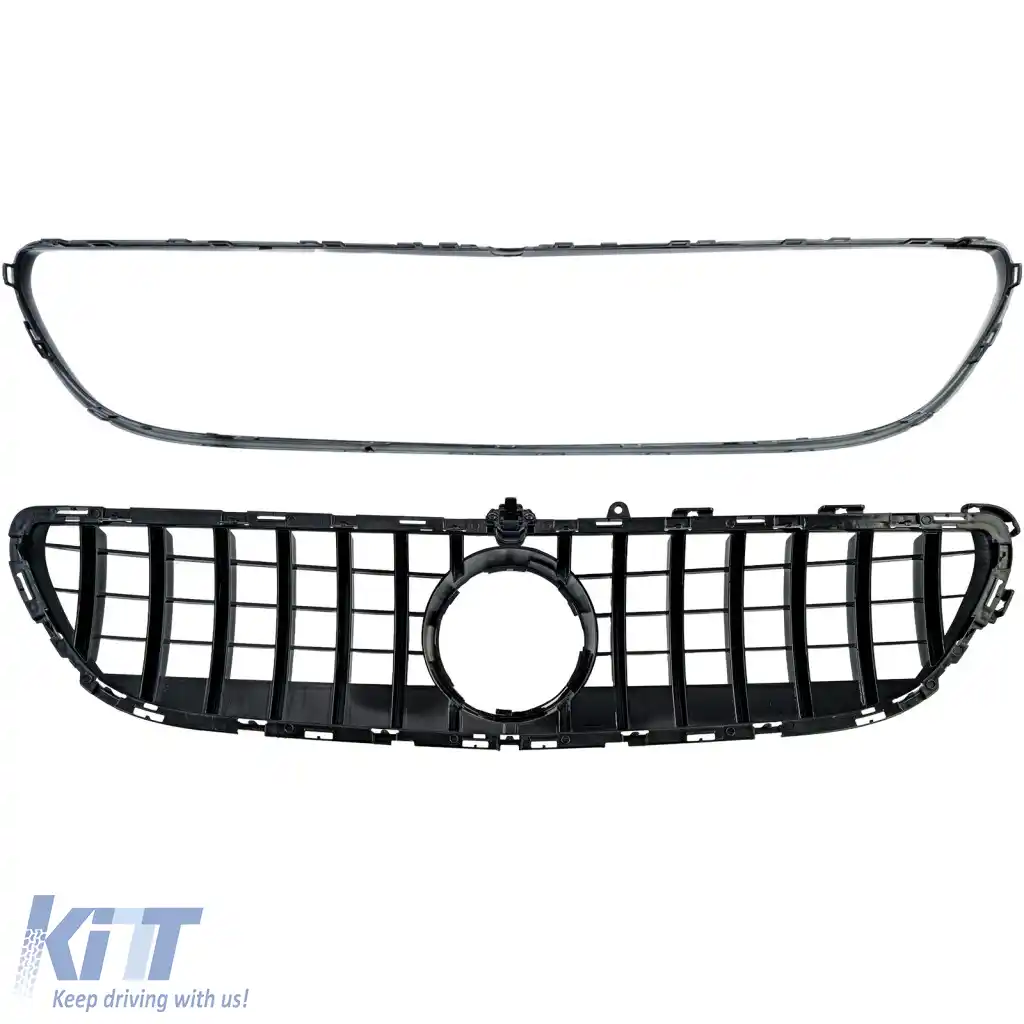 Grilaj sport negru lucios potrivit pentru Mercedes CLS C218 X218 Facelift 14-18-image-6326628