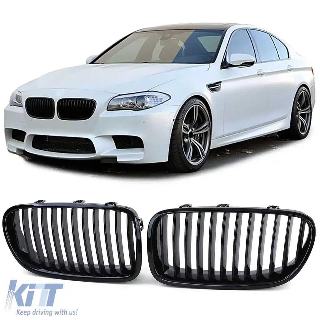 Grilaj sport Performance lucios negru potrivit pentru BMW Seria 5 F10 F11 10-17