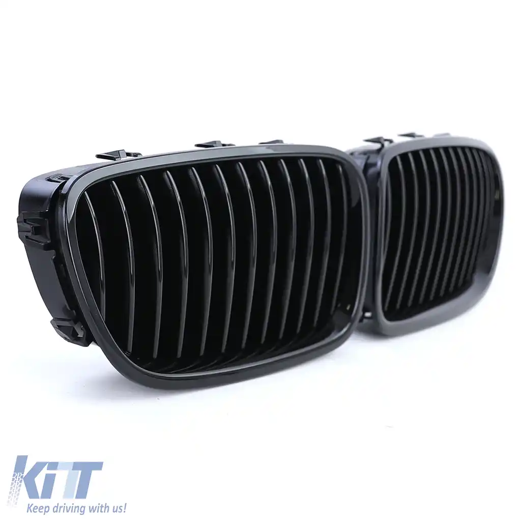 Grilaj sport Performance lucios negru potrivit pentru BMW Seria 5 F10 F11 10-17-image-6192329