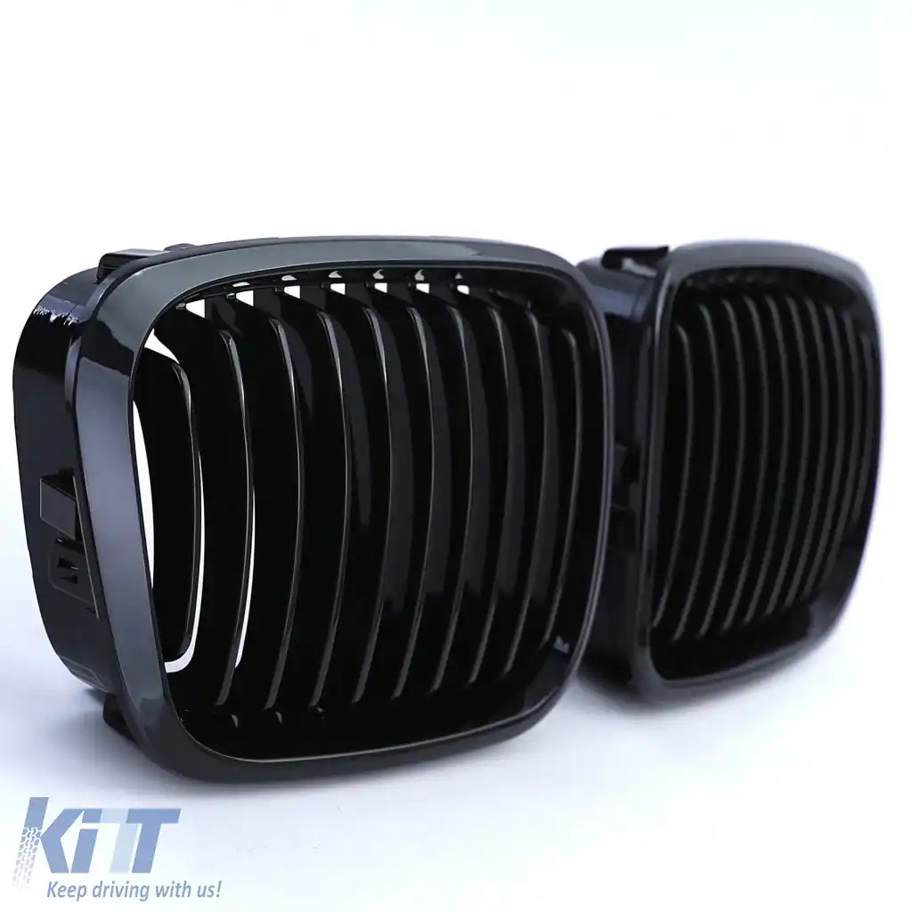 Grilaj sport Performance lucios potrivit pentru BMW Seria 3 E46 Sedan Touring 98-01-image-6277898
