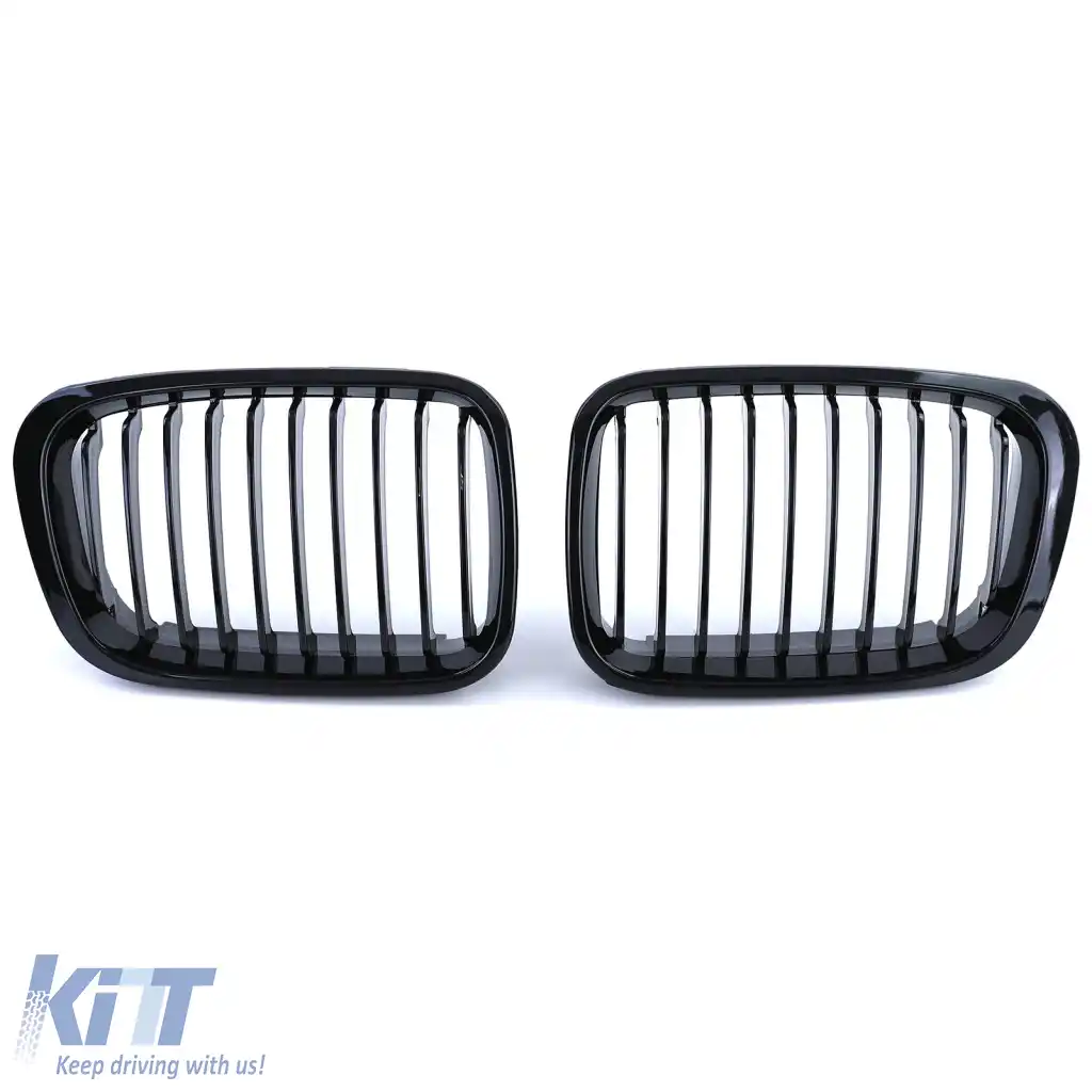 Grilaj sport Performance lucios potrivit pentru BMW Seria 3 E46 Sedan Touring 98-01-image-6277899