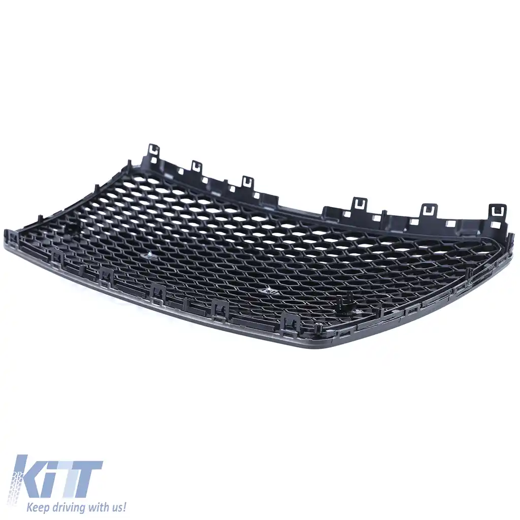 Grilaj Sport Tip fagure fără emblemă Negru lucios potrivit pentru Audi A7 C7 4G 2010-2014-image-6197726