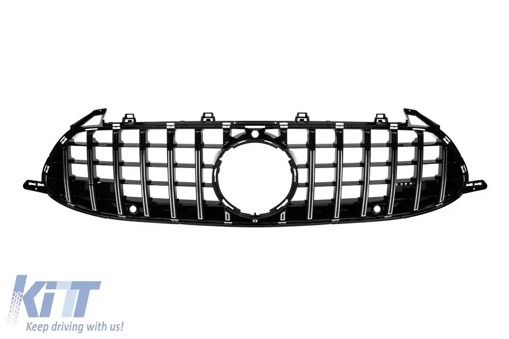 Grilaj tip GT crom/negru potrivit pentru Mercedes A Design GT 4 Door Coupe X290 după 2019
