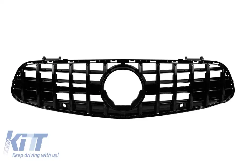 Grilaj tip GT cu lac negru potrivit pentru Mercedes SL R231 2017-2020