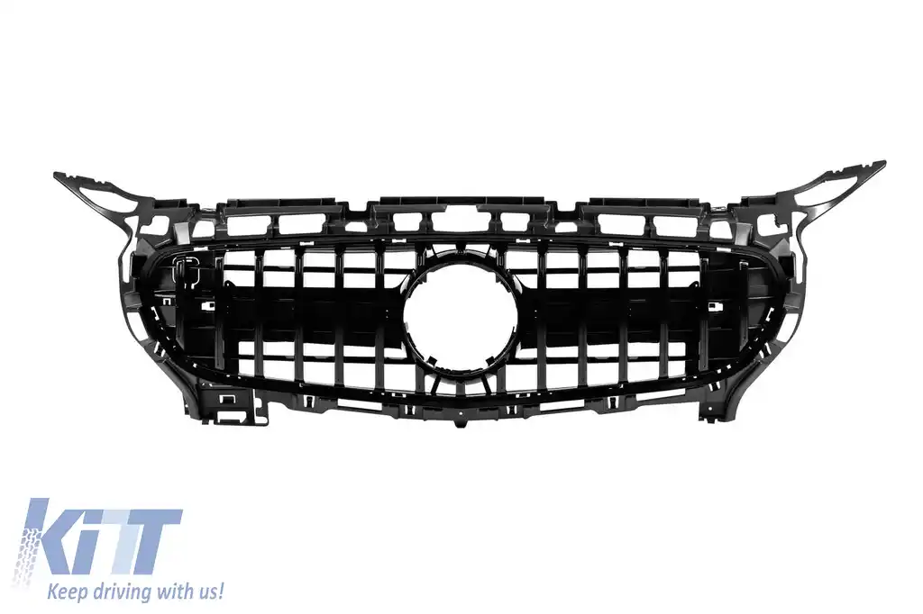 Grilaj tip GT vopsit în negru, potrivit pentru Mercedes A Design GT 2 uși C190 2014-2016