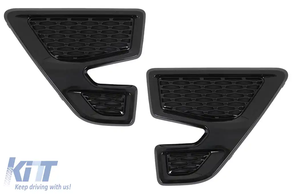 Grile Aerisiri Aripi Laterale compatibil cu Land Range Rover Sport L494 (2013-2017) Negru Lucios-image-6113959