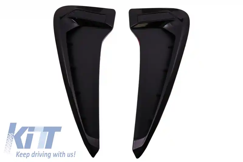 Grile Aripi Laterale compatibil cu BMW Seria X5 F15 M-Design Negru Lucios