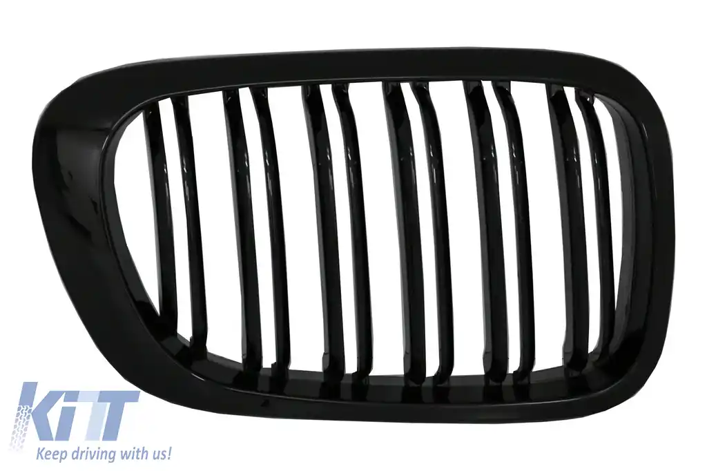 Grile Centrale compatibil cu BMW 3 Series E46 Coupe Cabrio 2 Doors Non Facelift (1999-2002) Negru Lucios M Design-image-6089984