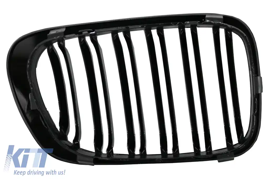 Grile Centrale compatibil cu BMW 3 Series E46 Coupe Cabrio 2 Doors Non Facelift (1999-2002) Negru Lucios M Design-image-6089986