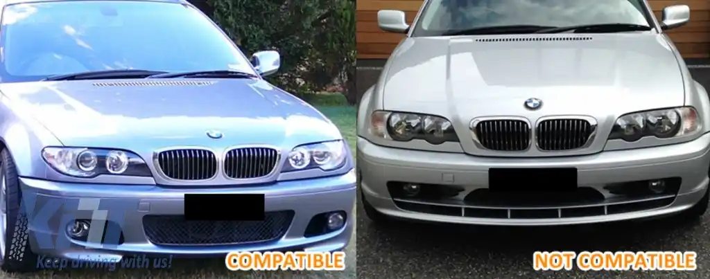 Grile Centrale compatibil cu BMW 3 Series E46 Coupe Cabrio Facelift (2003-2005) Negru Lucios M Design-image-6090144
