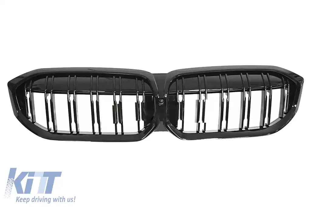 image-55-Grile Centrale compatibil cu BMW 3 Series G20 Sedan G21 Touring (2023-2025) Negru Lucios M Design