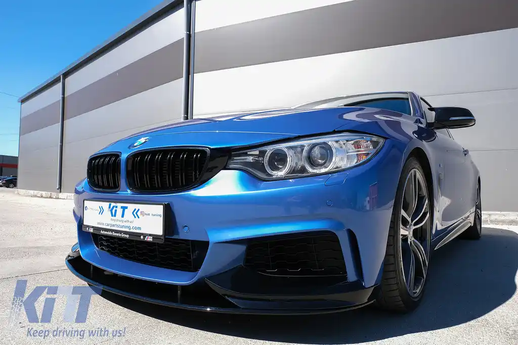 Grile Centrale compatibil cu BMW 4 Series F32 F33 F36 (2013-03.2019) Piano Black M Design-image-6072523