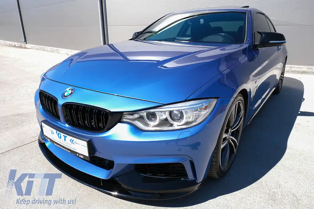 Grile Centrale compatibil cu BMW 4 Series F32 F33 F36 (2013-03.2019) Piano Black M Design-image-6072525