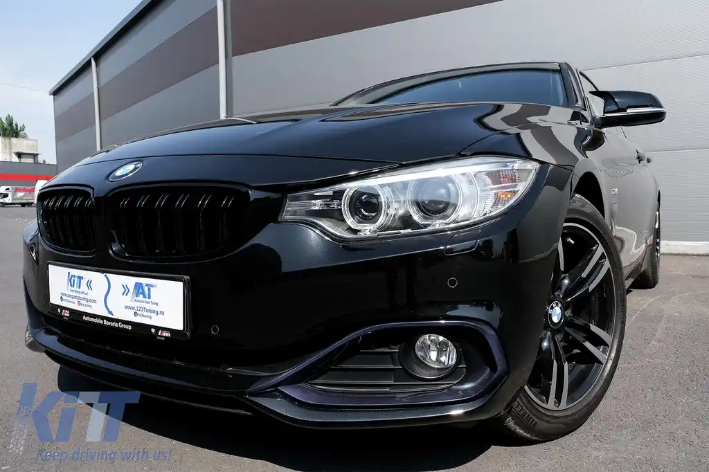 Grile Centrale compatibil cu BMW 4 Series F32 F33 F36 (2013-03.2019) Piano Black M Design-image-6072539