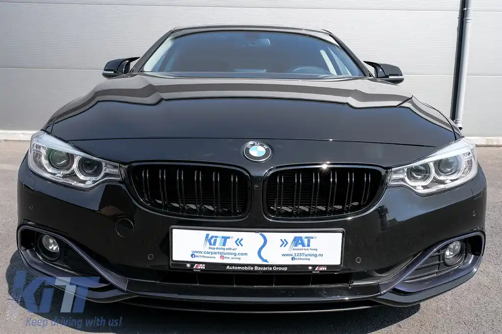 Grile Centrale compatibil cu BMW 4 Series F32 F33 F36 (2013-03.2019) Piano Black M Design-image-6072540
