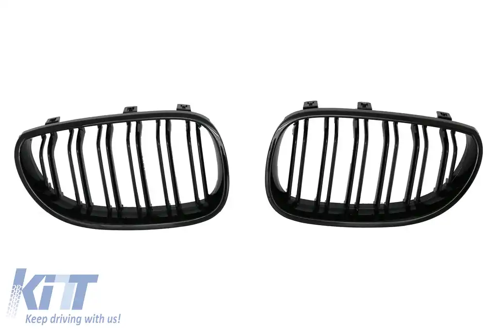 Grile Centrale compatibil cu BMW 5 Series E60 E61 (2003-2009) Negru Lucios M Design-image-6018753