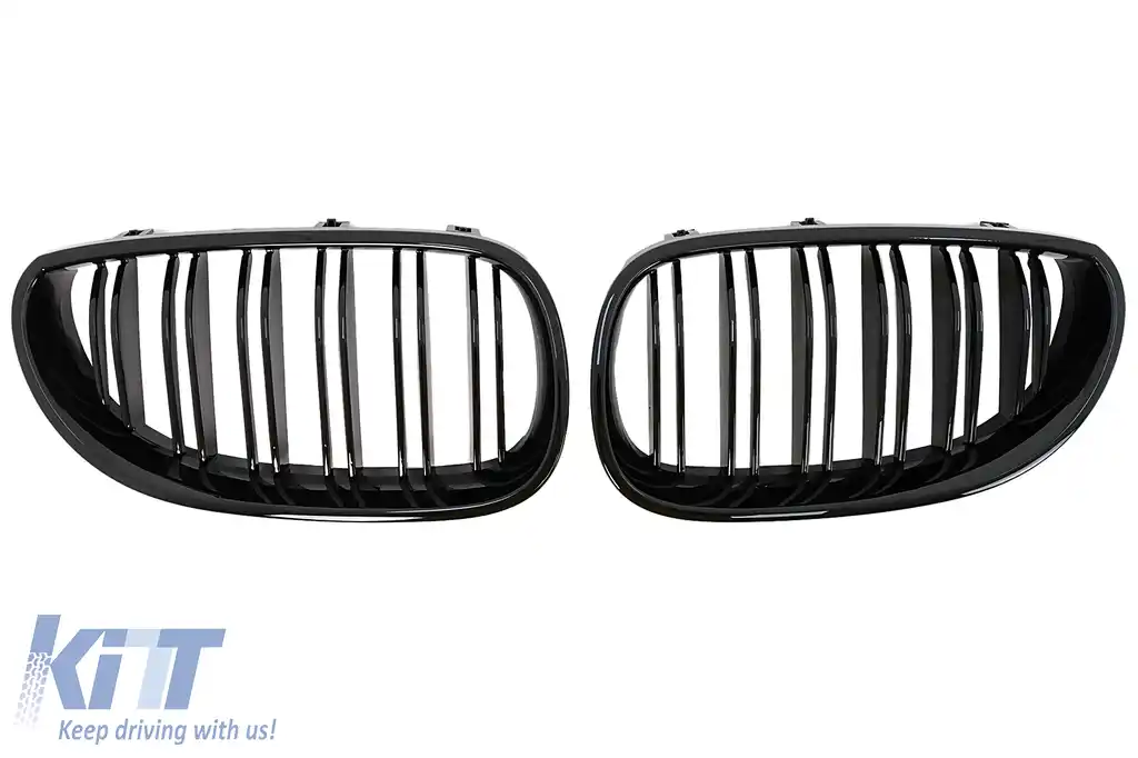 Grile Centrale compatibil cu BMW 5 Series E60 E61 (2003-2010) Negru Lucios M Design-image-6107112