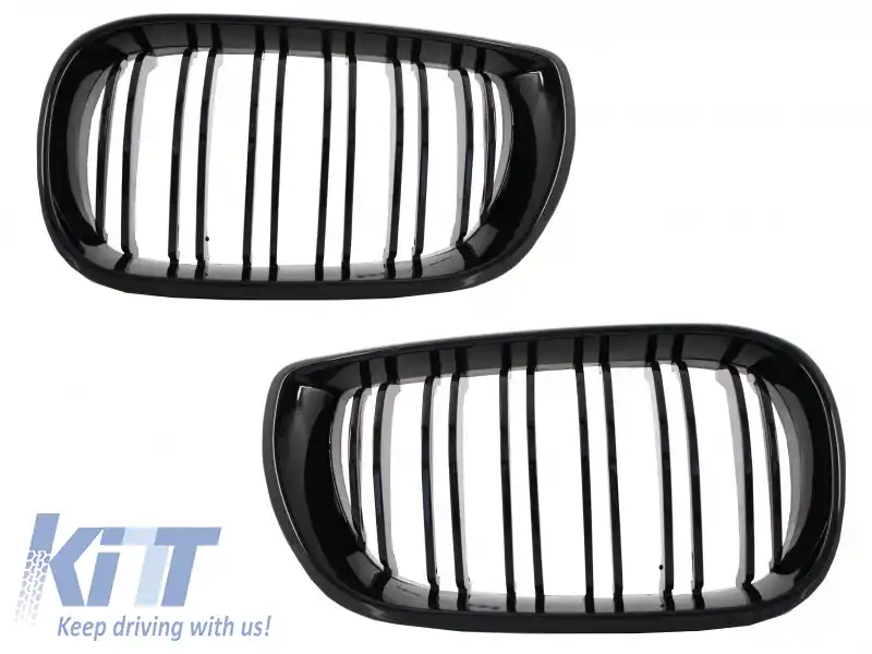 Grile Centrale compatibil cu BMW Seria 3 E46 Facelift (2001-2005) Negru Lucios M Design