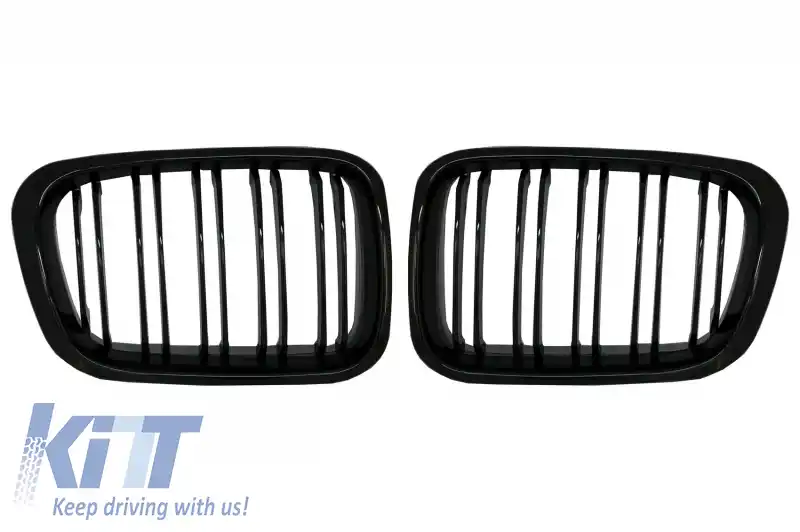 Grile Centrale compatibil cu BMW Seria 3 E46 (1998-2001) Non Facelift Negru Lucios M Design