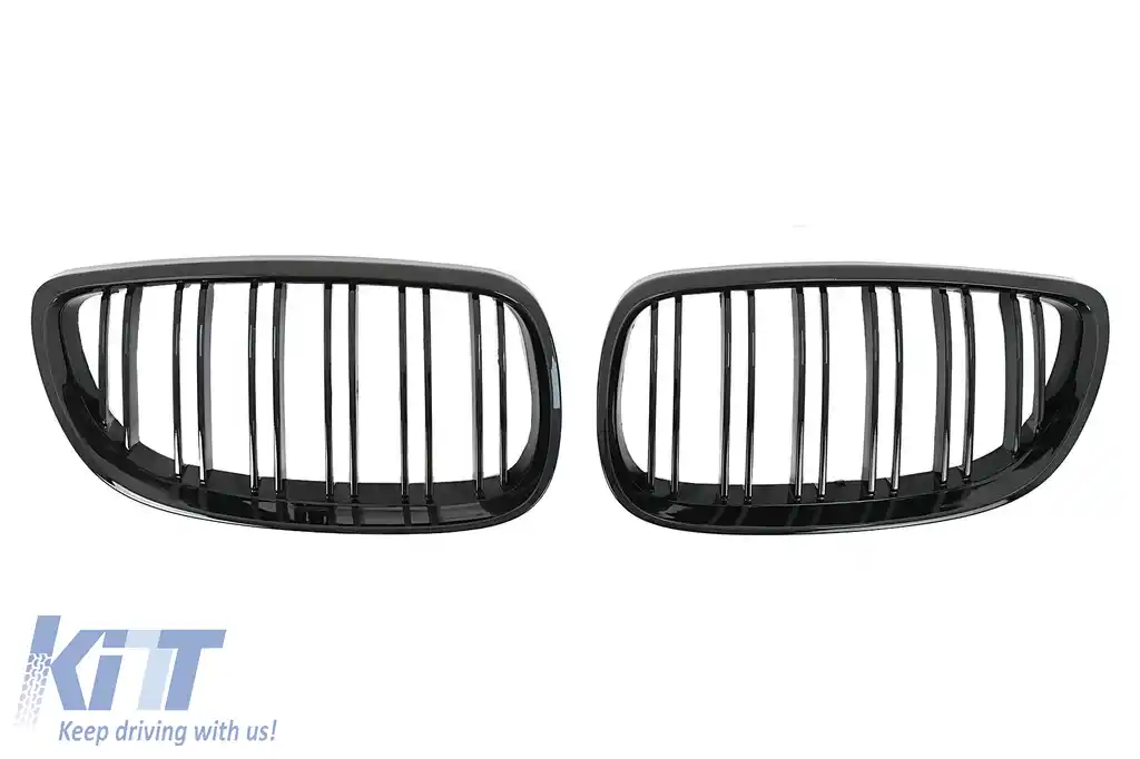 Grile Centrale compatibil cu BMW Seria 3 E92 E93 Coupe Convertible PreLCI (2006-2009) Double Stripe M-Package Sport Design-image-6112634