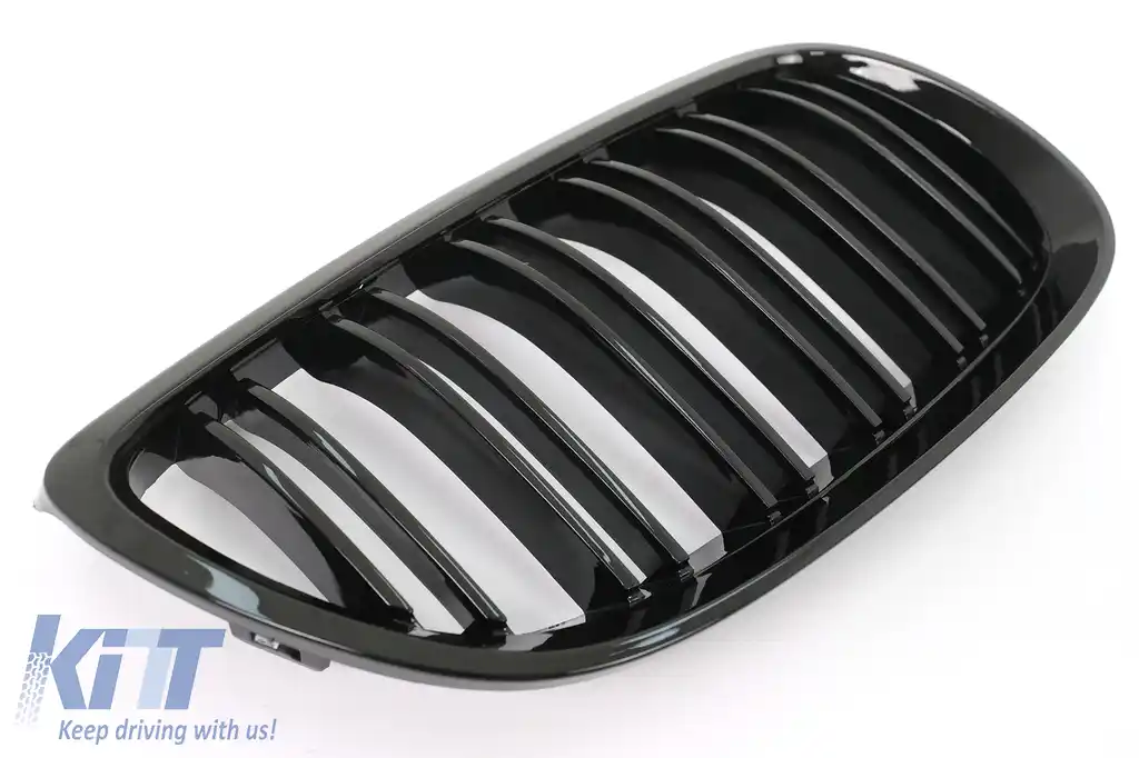 Grile Centrale compatibil cu BMW Seria 3 E92 E93 Coupe Convertible PreLCI (2006-2009) Double Stripe M-Package Sport Design-image-6112636