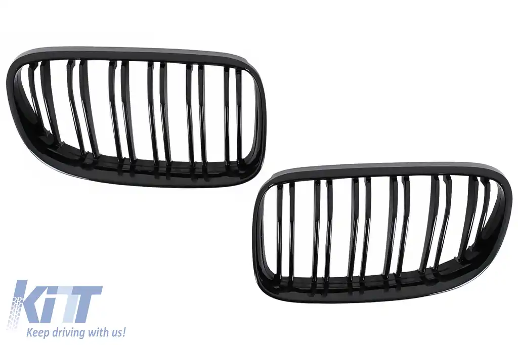 Grile Centrale compatibil cu BMW Seria 3 E92 E93 Coupe Convertible PreLCI (2006-2009) Double Stripe M-Package Sport Design