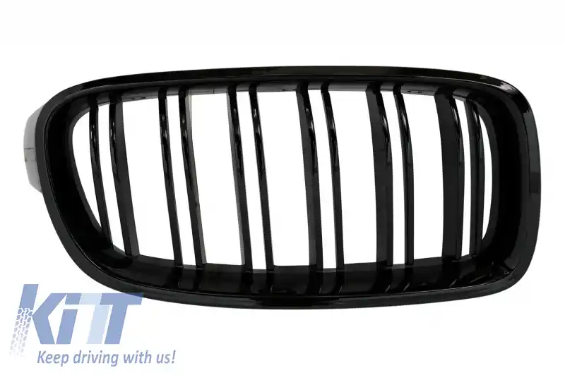 Grile Centrale compatibil cu BMW Seria 3 F30 (2011+) Piano Black M Design-image-6022150