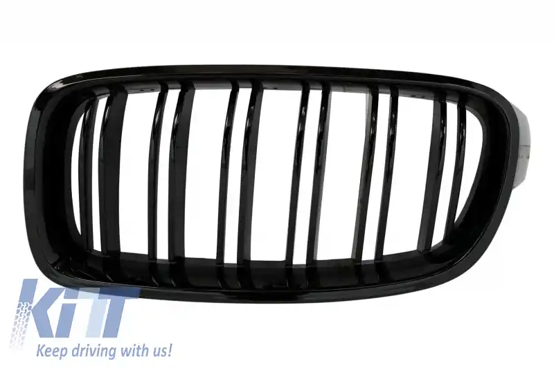 Grile Centrale compatibil cu BMW Seria 3 F30 (2011+) Piano Black M Design-image-6022151