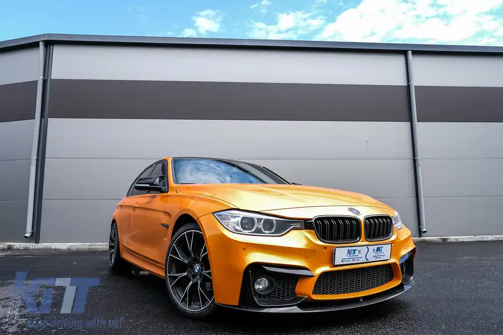 Grile Centrale compatibil cu BMW Seria 3 F30 (2011+) Piano Black M Design-image-6070157