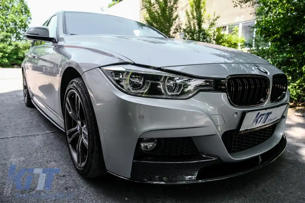 Grile Centrale compatibil cu BMW Seria 3 F30 (2011+) Piano Black M Design-image-6072521