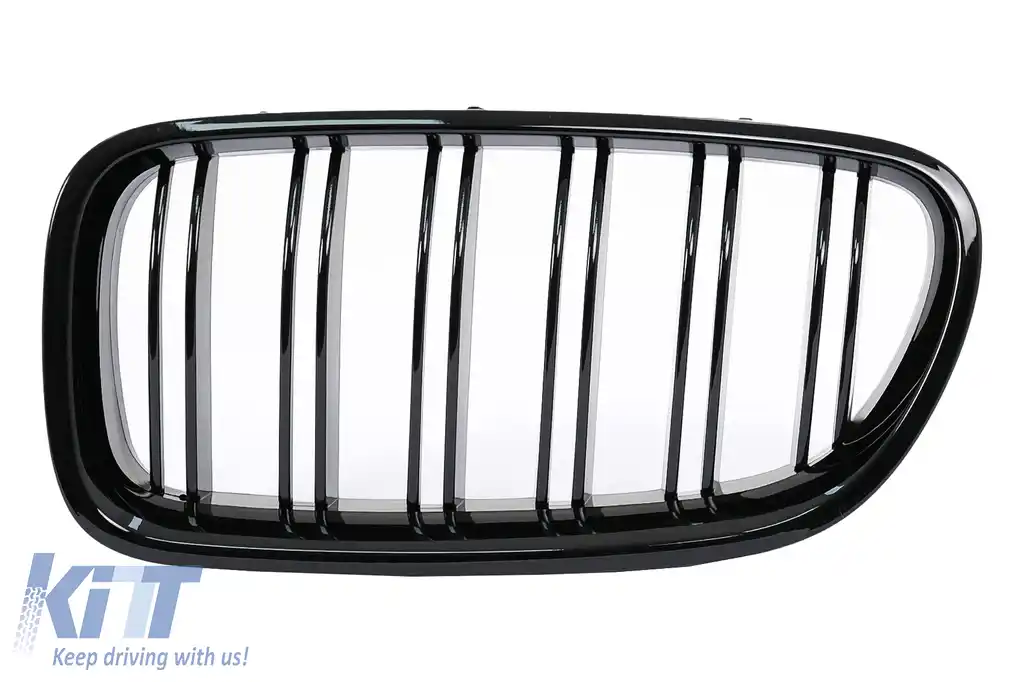 Grile Centrale compatibil cu BMW Seria 5 F10 F11 Limuzina Touring (2010-2017) Negru Lucios M Design-image-6102457