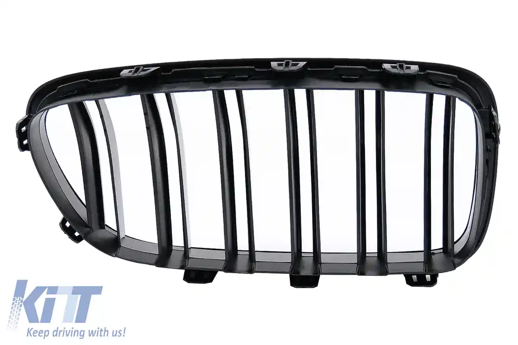 Grile Centrale compatibil cu BMW Seria 5 F10 F11 Limuzina Touring (2010-2017) Negru Lucios M Design-image-6102458