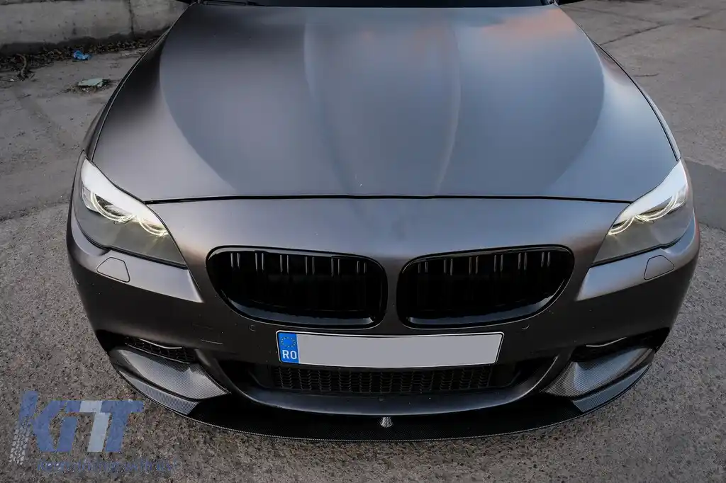 Grile Centrale compatibil cu BMW Seria 5 F10 F11 Limuzina Touring (2010-2017) Negru Lucios M Design-image-6102569