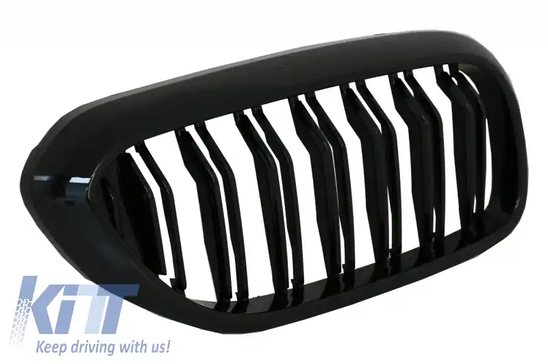 Grile Centrale compatibil cu BMW Seria 5 G30 G31 (2017-Up) Negru Lucios M Design-image-6043600